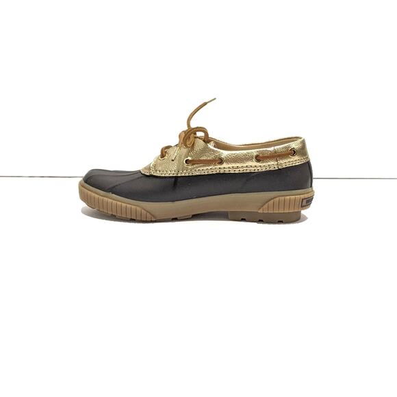 Michael Kors Hyde Waterproof Duck Shoe Pale Gold 6 - Picture 4 of 13